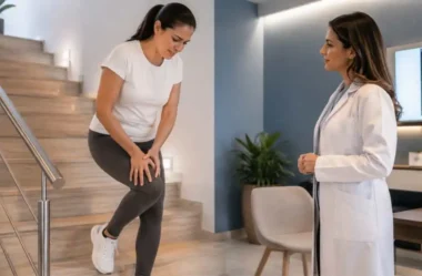 Dor no joelho ao subir e descer escadas: o que pode ser?